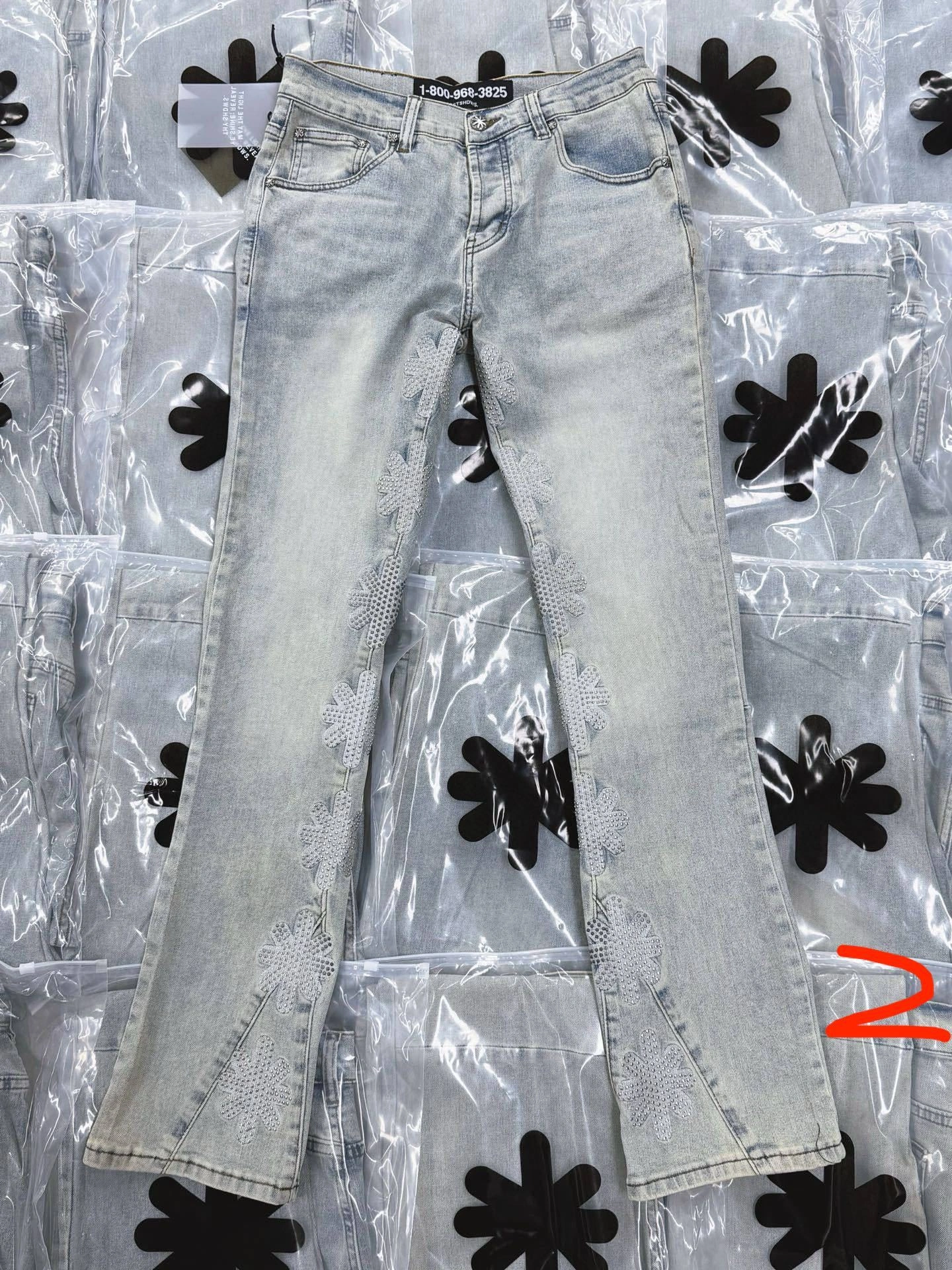 wg.luxury- Other brands LOSTSHDWS JEANS embroidery 2colour item:E-F000I2498-2H